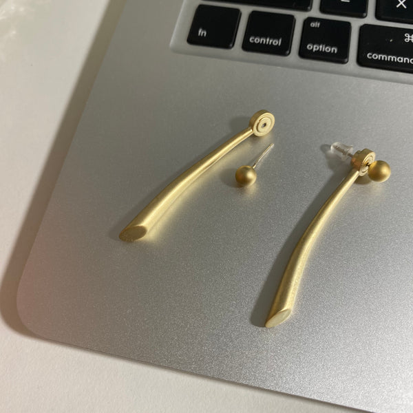 Gold Mark Earring