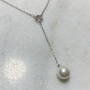 Y Pearl Necklace