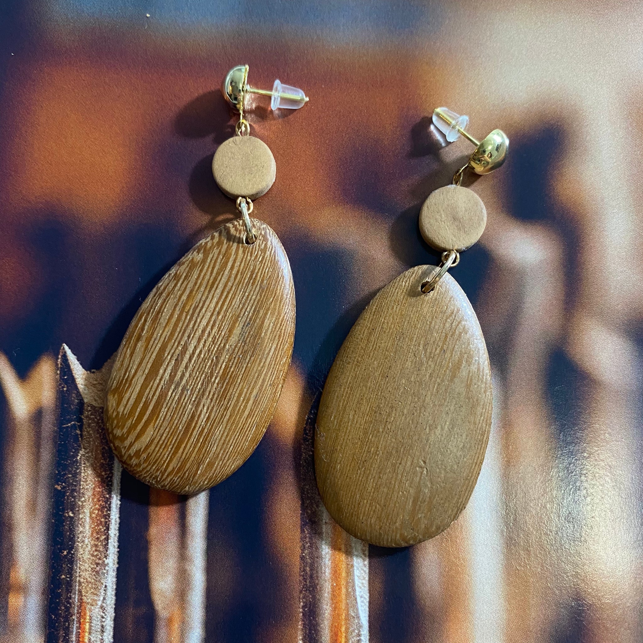 Macy Wooden Earring