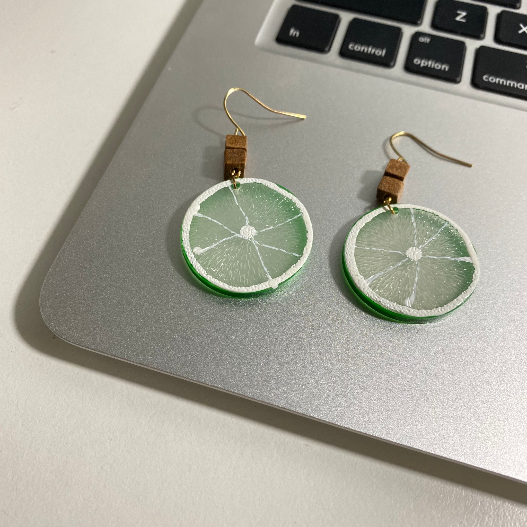 Lime Hook Earring